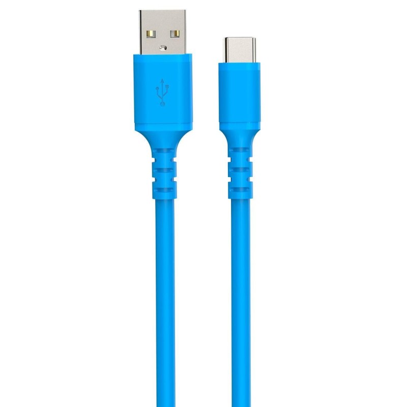 Cavo USB A con USB-C DCU Azzurro 1 m