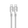 DCU Tecnologic Cable USB 4 Tipo C a USB Tipo C - 1.5m - Carga Rapida 