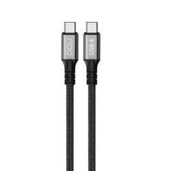 DCU Tecnologic Cable USB 4 Tipo C a USB Tipo C de Carga y Transferenc