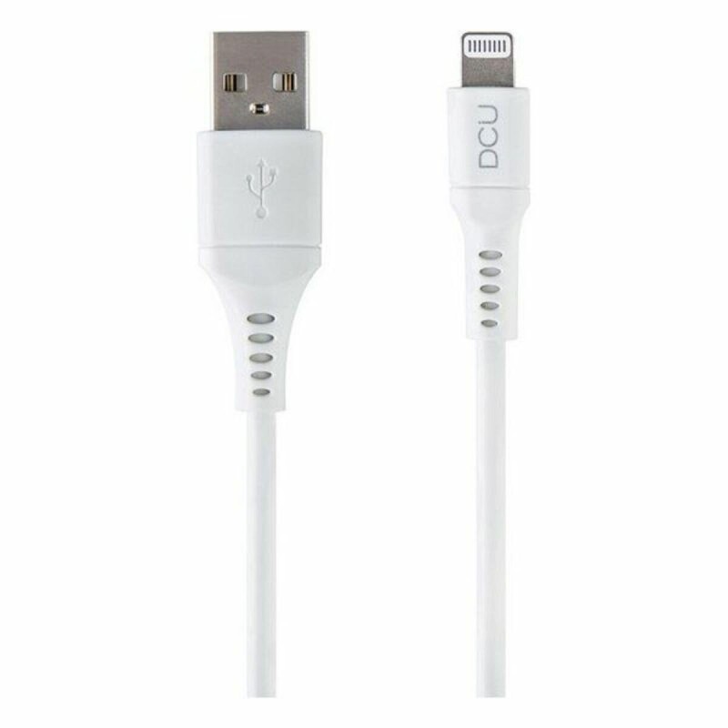 IPHONE USB-MFI 5/6/7/8/X/XR/XS - PVC - WHITE 1M