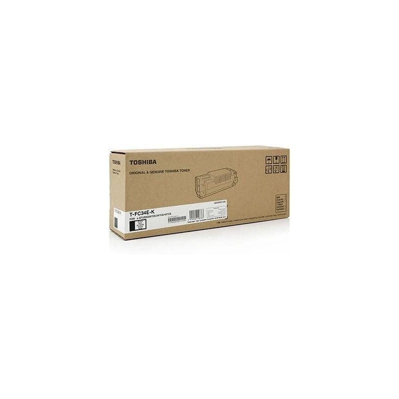 Toshiba T-FC34EK Negro Cartucho de Toner Original - 6A000001810