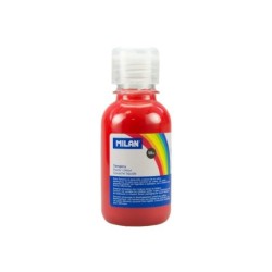 Milan Botella de Tempera 125ml - Tapon Dosificador - Secado Rapido - 