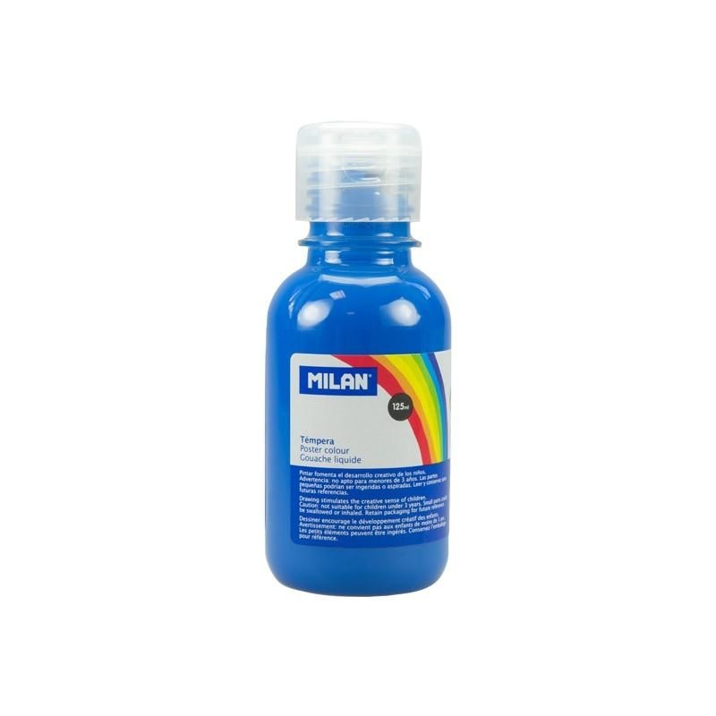 Milan Botella de Tempera 125ml - Tapon Dosificador - Secado Rapido - 