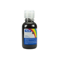 Milan Botella de Tempera 125ml - Tapon Dosificador - Secado Rapido - 