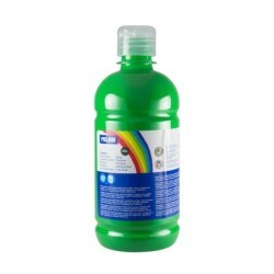 Milan Botella de Tempera 500ml - Tapon Dosificador - Secado Rapido - 