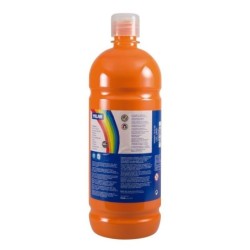 Milan Botella de Tempera 1000ml - Tapon Dosificador - Secado Rapido -