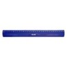 Milan Regla Flexible y Resistente - Longitud 30cm - Color Azul Transl