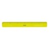 Milan Regla Flexible y Resistente - Longitud 30cm - Color Amarillo Tr