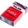 Milan Nata 7030 Goma de Borrar Rectangular - Plastico - Faja de Carto