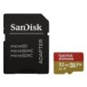 Sandisk Extreme Micro SDHC 32GB UHS-I U3 A1 Classe 10 90MB/S + Adatta