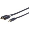 Vivolink PROMJRCA0.5 cavo audio 0,5 m 3.5mm 2 x RCA Nero (3.5MM - 2 X