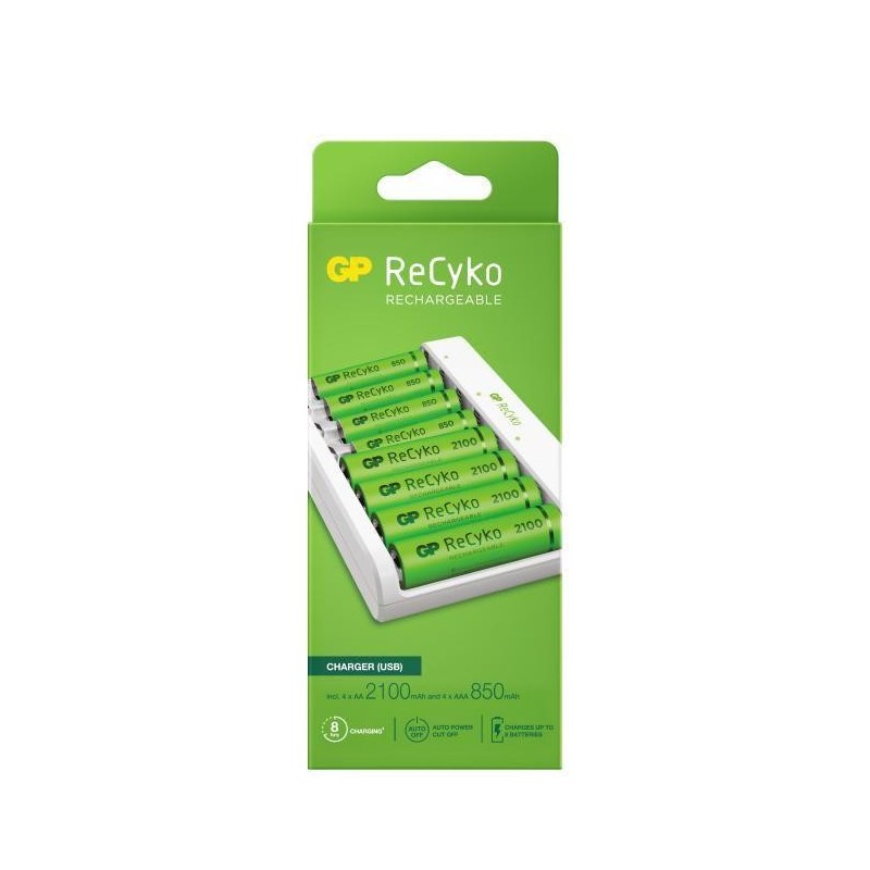 RECYKO CHARGER E811, 8-SLOT,