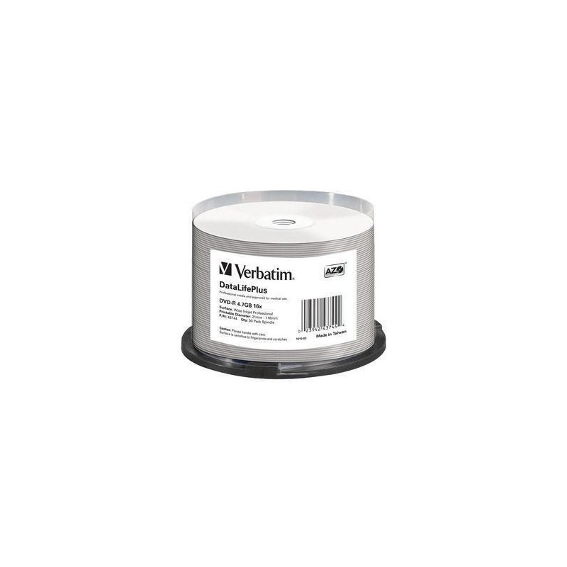 DVD-R 16X bulk, 4.7GB Wide ink