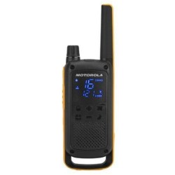 Motorola T82 ricetrasmittente 16 canali 446 - 446.2 MHz Nero, Arancio