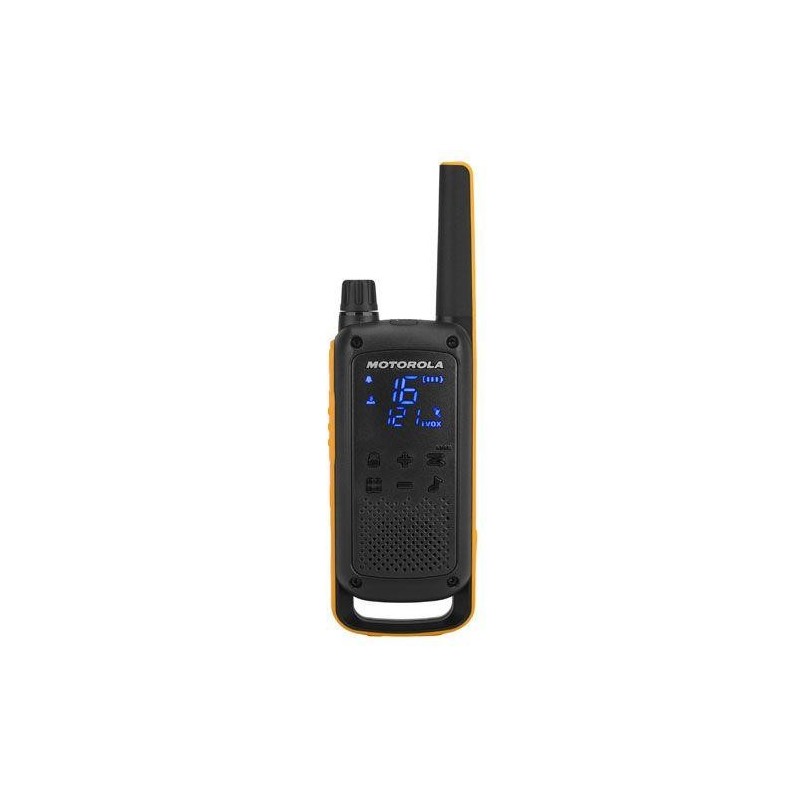 Motorola T82 ricetrasmittente 16 canali 446 - 446.2 MHz Nero, Arancio