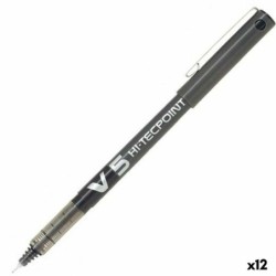 Pilot 100101201 Nero 12pezzo[i] penna roller (Pilot V5 Hi-Tecpoint Li