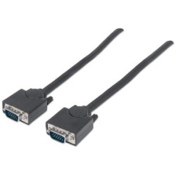 Manhattan 311748 cavo VGA 3 m VGA [D-Sub] Nero (SVGA MONITOR CABLE 3M