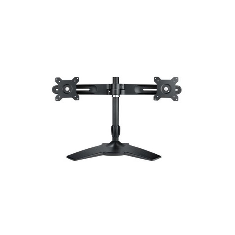 AG Neovo DMS-01D 61 cm [24] Nero, Argento (DMS-01D DUAL-DESKTOP STAND