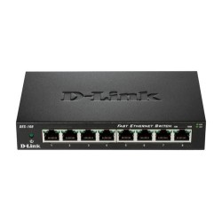 D-Link DES-108 switch di rete Non gestito Fast Ethernet (10/100) Nero