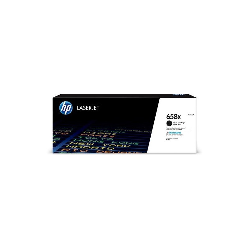 HP Cartuccia toner nero originale LaserJet 658X ad alta capacit&agrave;