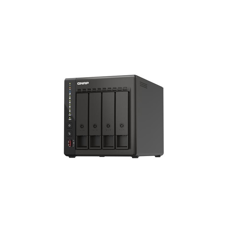 QNAP TS-453E NAS Tower Collegamento ethernet LAN Nero J6412 (4-bay de