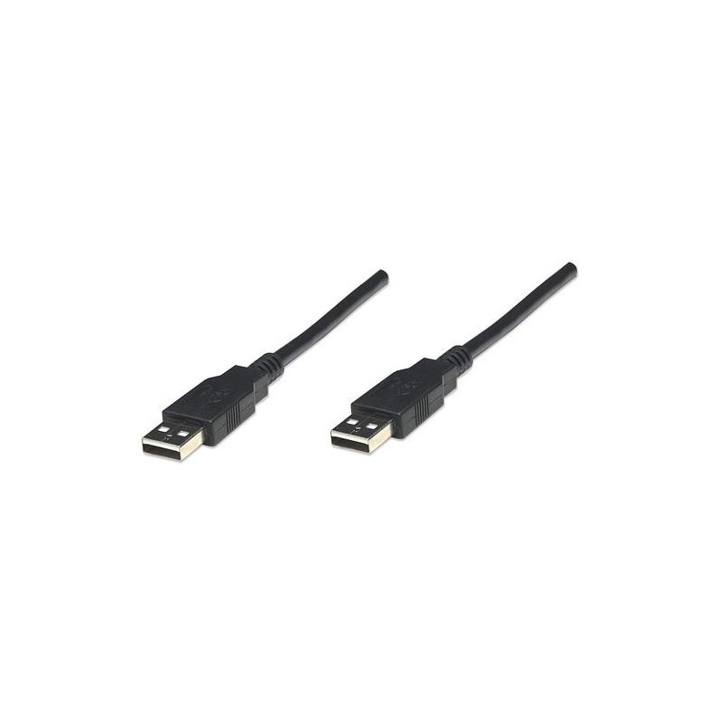 Manhattan 306089 cavo USB 1,8 m USB 2.0 USB A Nero (USB-A CABLE 1.8M 