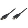 Manhattan 306089 cavo USB 1,8 m USB 2.0 USB A Nero (USB-A CABLE 1.8M 