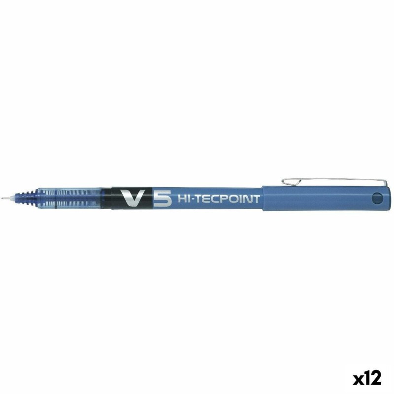 Pilot 100101203 penna roller Blu 12 pezzo[i] (Pilot V5 Hi-Tecpoint Li