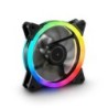 SHARKOON VENTOLA CASE SHARK BLADES PWM RGB RING FAN 120X120X25, PWM