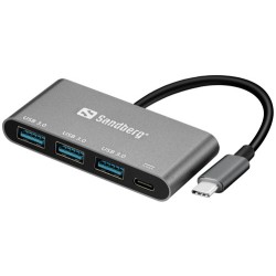 Sandberg USB-C to 3xUSB 30 Hub + PD