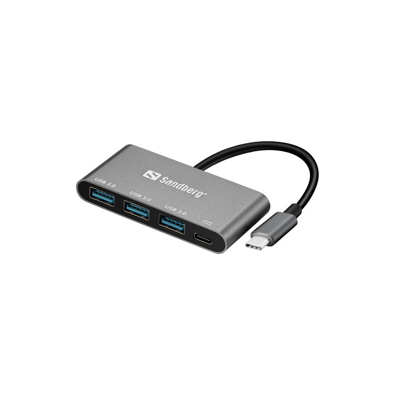 Sandberg USB-C to 3xUSB 30 Hub + PD