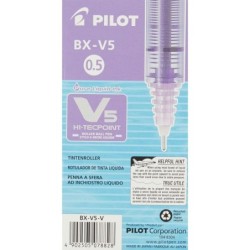 Pilot Hi-Tecpoint V5 Penna stick a sfera Porpora 12pezzo[i] (Pilot V5