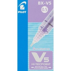 Pilot Hi-Tecpoint V5 Penna stick a sfera Porpora 12pezzo[i] (Pilot V5