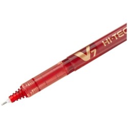 Pilot V7 Hi-Tecpoint Liquid Ink Rollerball Pen 0.7mm Tip 0.5mm Line R