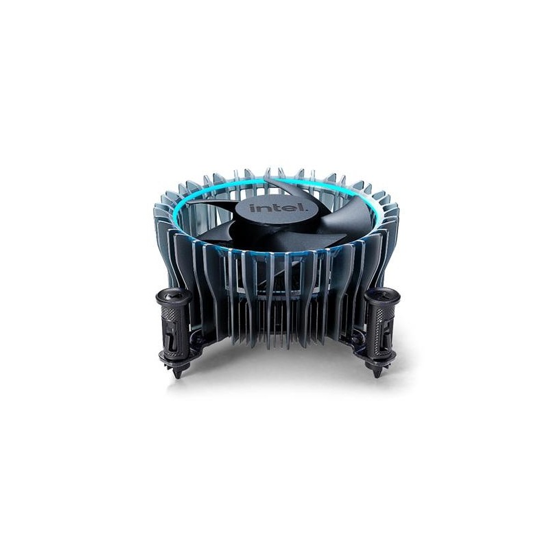 Intel Laminar RM1 Processore Ventilatore Nero, Blu