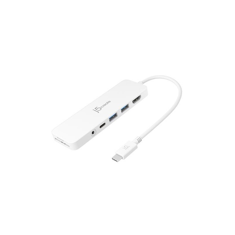 j5create JCD373-N Adattatore multiplo leggero USB-C&reg;