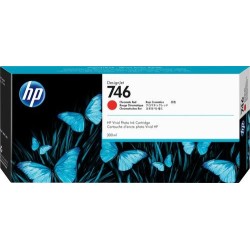 HP Cartuccia di inchiostro rosso cromatico 746 DesignJet da 300 ml