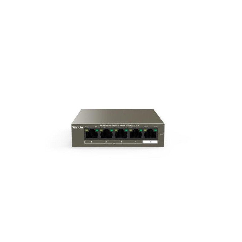 TENDA SWITCH 5 PORTE GIGABIT DESKTOP CON 4 PORTE PoE