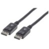 Manhattan 306935 cavo DisplayPort 1 m Nero (DISPLAYPORT CABLE 1M 4K/6