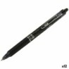 Pilot Frixion Clicker Nero Clip-on retractable ballpoint pen 12 pezzo