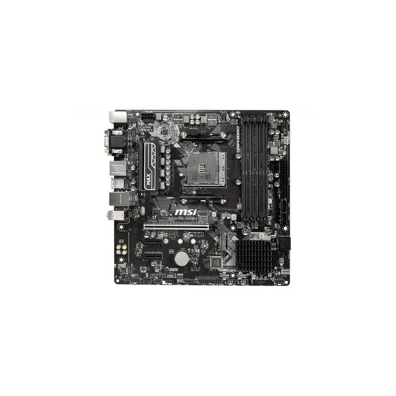 MSI B450M PRO-VDH Max AMD B450 Presa AM4 micro ATX