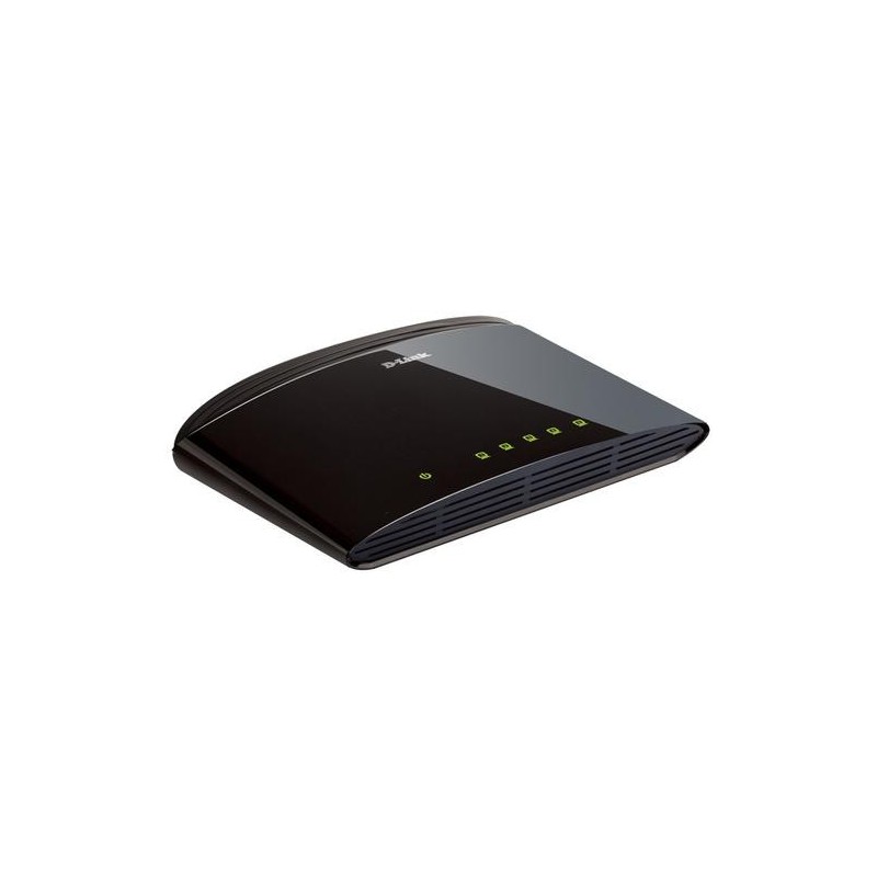 D-Link DES-1005D Non gestito Fast Ethernet (10/100) Nero