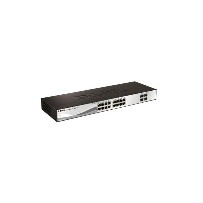 D-Link DGS-1210-20 switch di rete Gestito L2 1U Nero