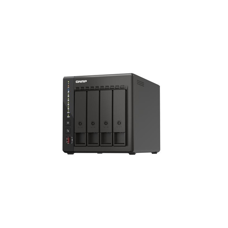 QNAP TS-453E NAS Tower Collegamento ethernet LAN Nero J6412