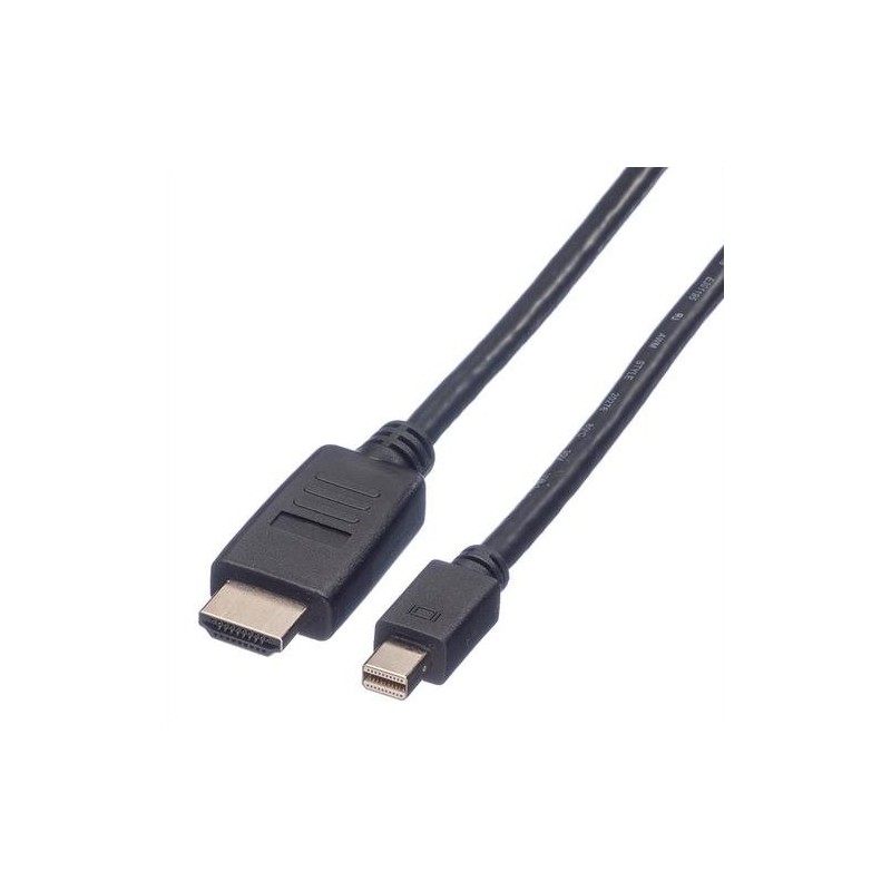 Cavo VALUE Mini DisplayPort, Mini DP - HDTV, M/M, 1 m