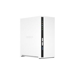 QNAP TS-233 NAS Mini Tower Collegamento ethernet LAN Bianco