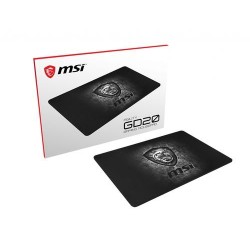 MSI Agility GD20 Tappetino per mouse per gioco da computer Nero, Grig