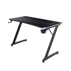 Tavolo da gioco Trust GXT 709 - Luce RGB - Portabicchieri e gancio pe