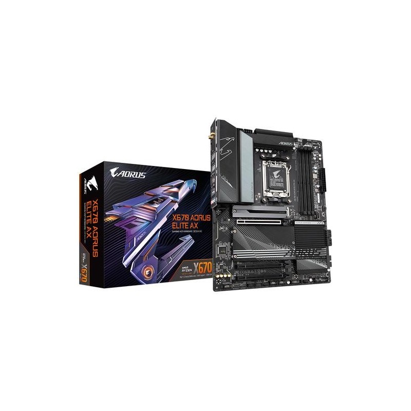 Gigabyte X670 AORUS ELITE AX scheda madre AMD X670 Presa di corrente 