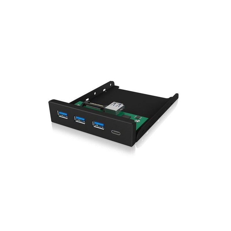 ICY BOX IB-HUB1418-i3 USB 3.2 Gen 1 (3.1 Gen 1) Type-A 5000 Mbit/s Ne